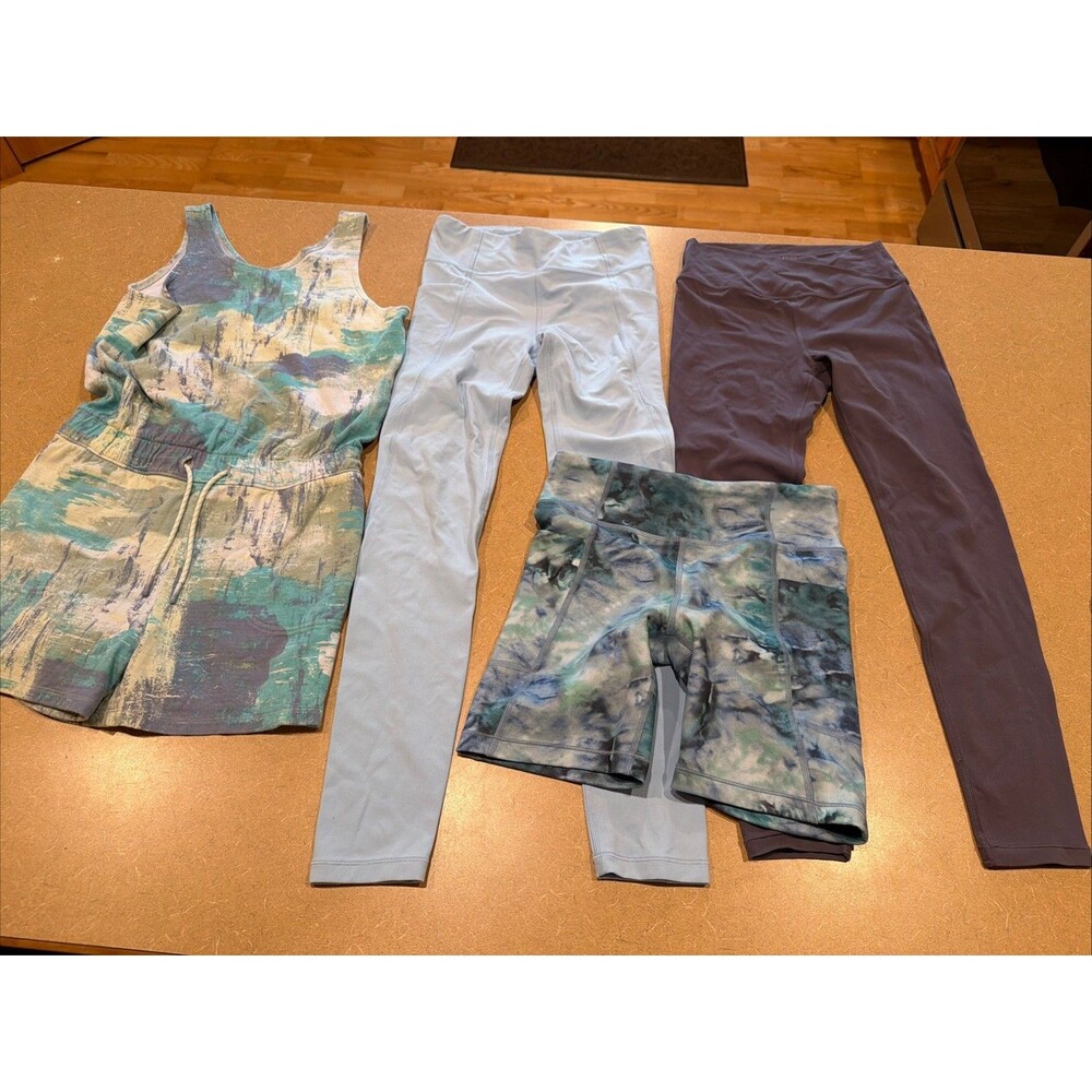 Athleta Girl Girls L 12 Athletic Shorts & Leggings pants & Romper Clothing Lot